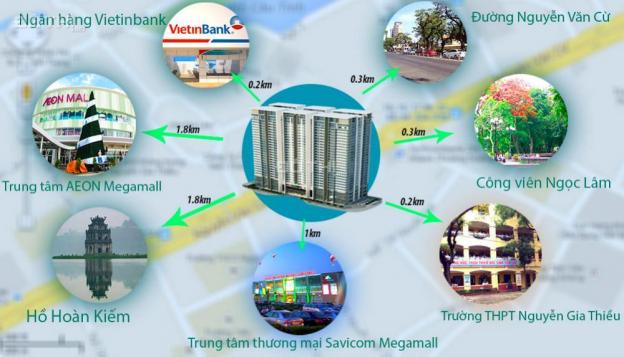 Bán căn hộ chung cư tại dự án One 18 Ngọc Lâm, Long Biên, Hà Nội diện tích 77m2, giá 28 triệu/m2 11967203