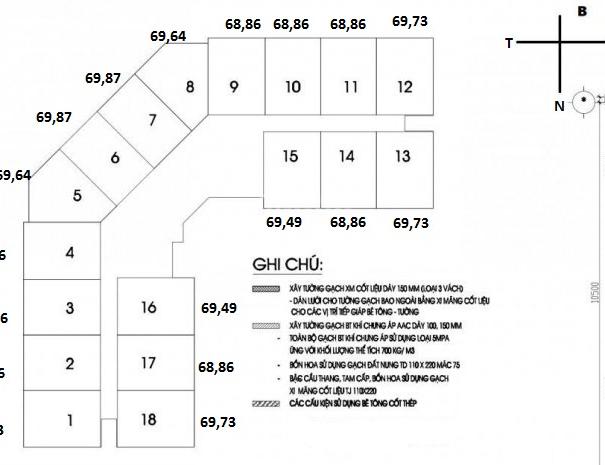 Gia đình chính chủ bán gấp chung cư CT2A Thạch Bàn căn 1518, DT 69.73m2, giá 15tr/m2 12431361