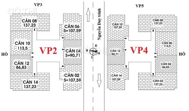 Phân phối chung cư VP2, VP4 Linh Đàm 86.83m2, 90m2, 107m2, 113m2, 137m2, 174m2, 195m2, 385m2 12036309