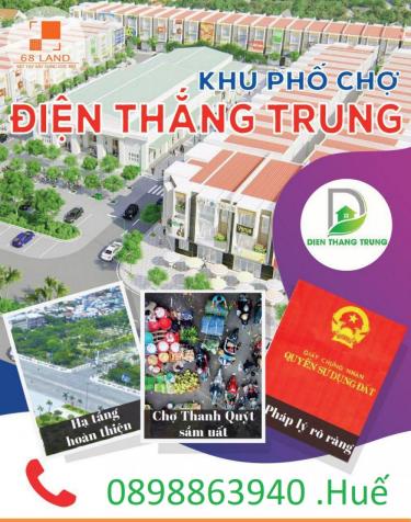 Nhanh tay sở hữu vị trí đẹp nhất dự án KDC phố chợ Điện Thắng Trung, giá chỉ 970tr/nền, 100m2 12071975