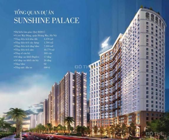 Bán căn hộ chung cư Sunshine Palace, Hoàng Mai, Hà Nội diện tích 78m2, giá 28 triệu/m2 12072252