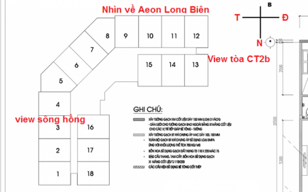 Chính chủ cần bán gấp căn hộ số 13 tầng trung, DT 69,82m2, chung cư CT2A Thạch Bàn 12311700