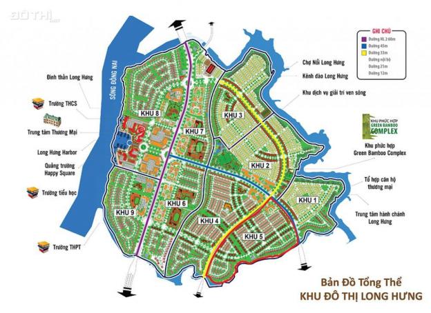Đất nền Long Hưng City siêu dự án ven sông Đồng Nai, kỳ quan sông nước TP. Biên Hòa, 0933.791.950 12088887