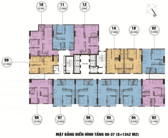 Bán các căn hộ chung cư FLC Quang Trung, Hà Đông, giá gốc CĐT, LH: 0936262111 12371913