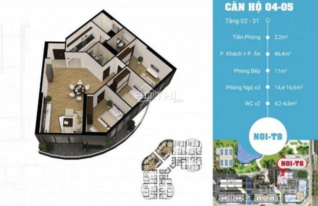 N01T8 tòa nhà đẹp nhất Ngoại Giao Đoàn, giá chỉ 28tr/m2, full nội thất, thiết kế thông minh view hồ 11972088