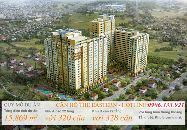 CH Hàn Quốc Eastern bàn giao nội thất cao cấp 79m2, giá rẻ bèo 1,6 tỷ, 0906 333 921 12143696