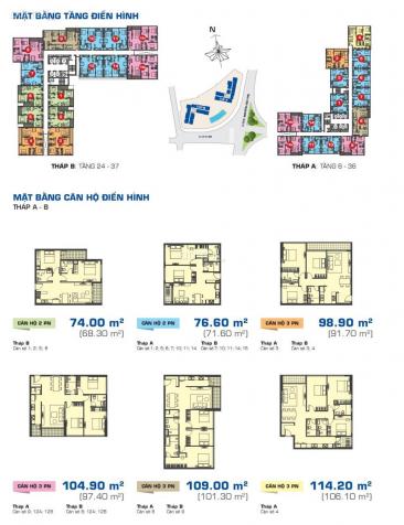 Cần bán gấp căn hộ Sunrise City View, tháp A, 3.2 tỷ, 76m2, LH 0918753177 12129759