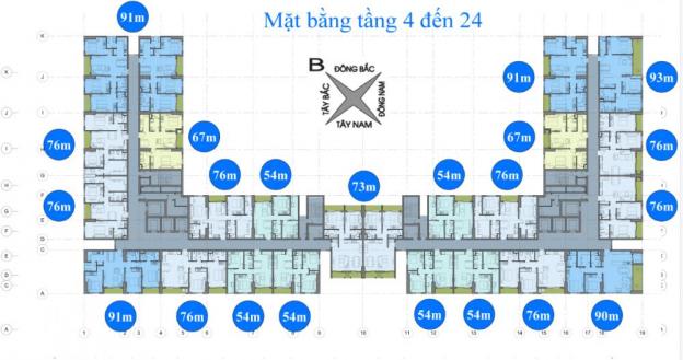 Cần bán gấp căn hộ 75m2 (2PN, 2WC), giá 23.5tr/m2 dự án Anland Nam Cường, 1.75 tỷ 12155767