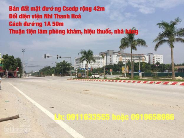 Bán đất mặt đường CSEDP rộng 42m, đối diện viện Nhi Thanh Hoá 12412273