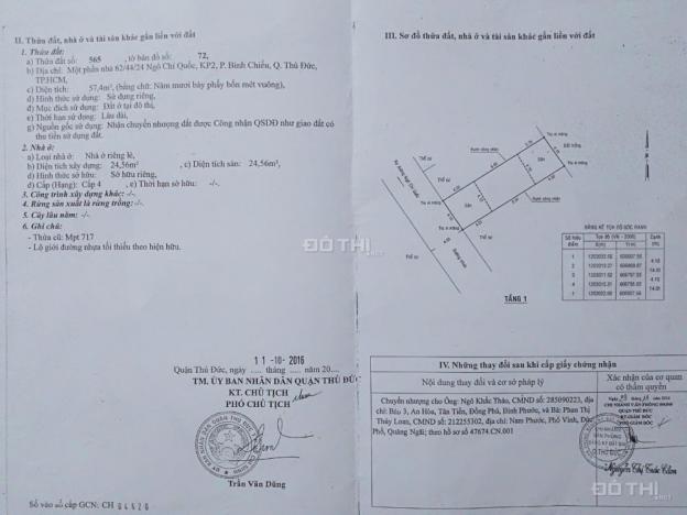 Chính chủ bán gấp lô đất rẻ nhất P. Bình Chiểu. Ngay hẻm xe hơi 62 Ngô Chí Quốc 12149503