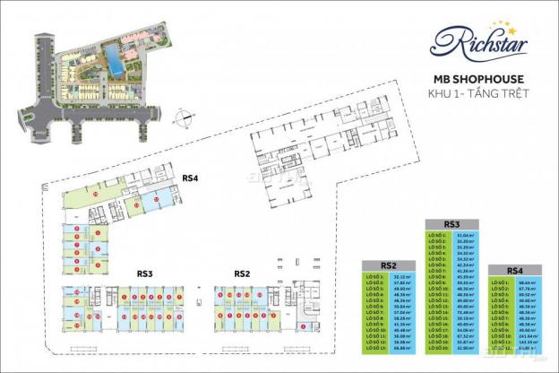 Cần bán Shophouse Richstar Tân Phú, diện tích 136m2, 1 trệt, 1 lầu, giá bán 11.5 tỷ 12157403