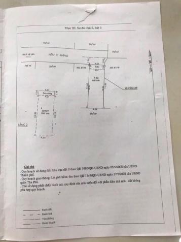 Bán nhà hẻm 81/16 Lê Liễu, P. Tân Quý, Q. Tân Phú, 4x12m, 4tỷ4 12292215