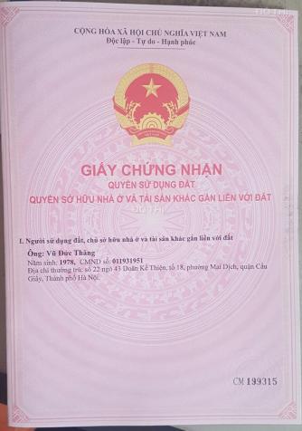 Cần tiền đầu tư xuống Vân Đồn nên bán nhà liền kề mặt phố Dịch Vọng, kinh doanh gì cũng được 12284665