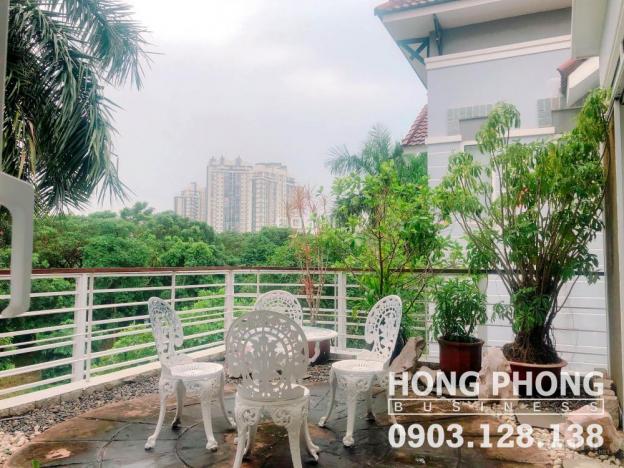 Biệt thự Phú Mỹ Hưng, khu phố Nam Thông 2, mặt tiền đường lớn view công viên 31.5 tỷ 12324520