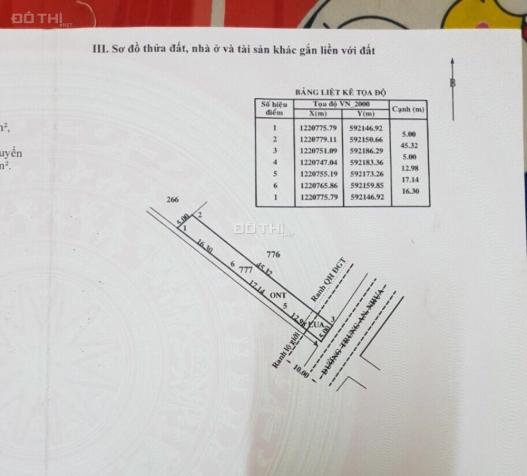 Bán đất 2 mặt tiền Trung An, Xã Trung An, Củ Chi, Hồ Chí Minh diện tích CN 221m2, giá 1.6 tỷ 12397436