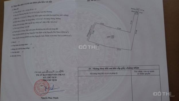 Bán 1.131m2 đất tại phường Sao Đỏ, thị xã Chí Linh 12398049