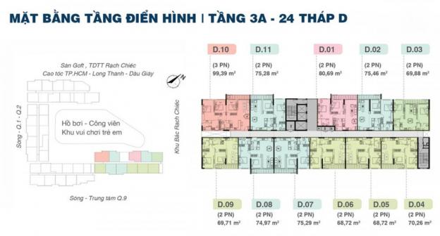 Sang nhượng căn hộ Jamila Khang Điền tháp D (D-0x. 07) view sông + Q. 9 12420386