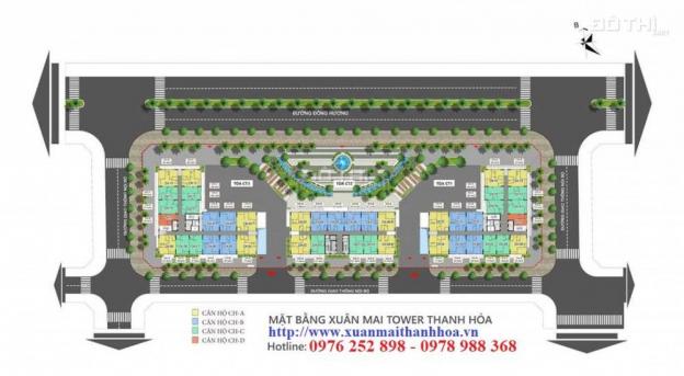 Bán căn hộ 50m2, 2PN, chung cư Xuân Mai. Ngay Big C Thanh Hóa 12426932