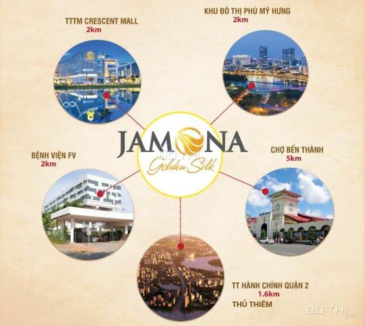 Bán nhà biệt thự, liền kề tại dự án Jamona Golden Silk, Q7, HCM, diện tích 162m2, giá 12.8 tỷ 12447488