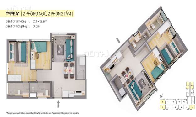 Bán căn hộ chung cư tại dự án Citi Alto, Quận 2, Hồ Chí Minh. Diện tích 50m2 giá 1.68 tỷ 12451293