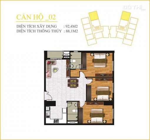 Căn hộ Bình Tân, 3 PN, 100m2, mua 1 được 2, 1.88 tỷ 12454654