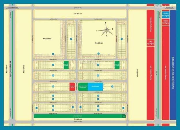 Bán đất tại dự án VSIP2 mở rộng, Tân Uyên, Bình Dương. Diện tích 100m2, giá 750 triệu 12461329