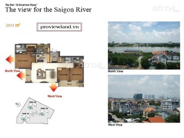 Cho thuê căn hộ cao cấp Xi Riverview Palace 3PN view sông, 201m2, giá 74.08 triệu/tháng 12471634