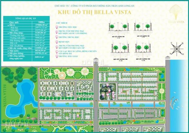 Bán đất Long An (dự án Bella Vista), 4x14m, đã thanh toán 95%, hạ tầng hoàn chỉnh, 410 triệu 12473919