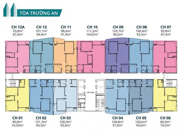 Bán căn 1205 2A, CC Tràng An Complex, số 1, Phùng Chí Kiên, DT 105m2, giá 4,5 tỷ, LH 0997 514 266 12535604