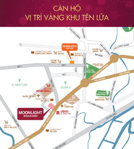 Bán căn hộ 2PN của dự án Moonlight Boulevard, Quận Bình Tân, LH: 0908.652.566  12513995