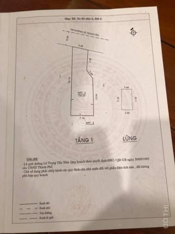 Chính chủ, bán nhà MTKD Lê Trọng Tấn, Quận Tân Phú, DT: 5.6 x 24m, NH 8m (156m2), 20.5 tỷ TL 12492567