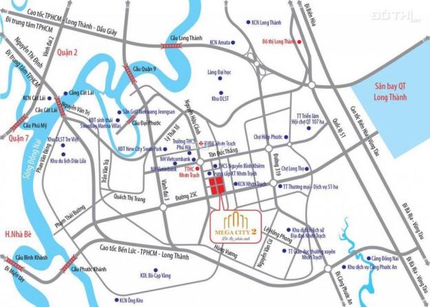 Bán đất tại đường 25C, Xã Phú Hội, Nhơn Trạch, Đồng Nai diện tích 100m2, giá từ 550 triệu 10474447