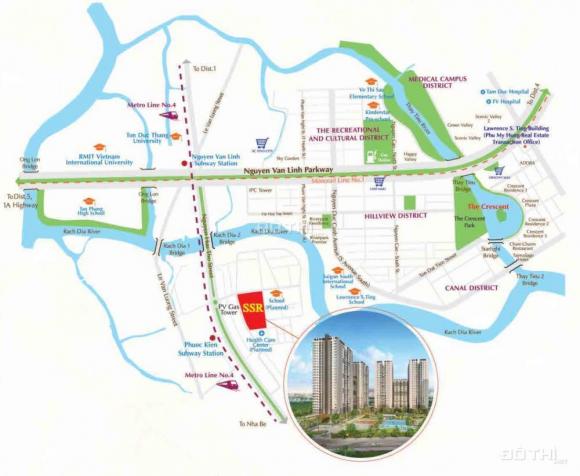 Bán căn hộ Saigon South 2 phòng ngủ, giá từ 2.349 tỷ, view sông đẹp nhất dự án 12501580