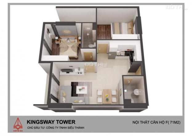 Bán Kingsway Tower, Bình Tân, 1,1tỷ/căn 2PN, hỗ trợ vay 60%, LH0933132123 12501635