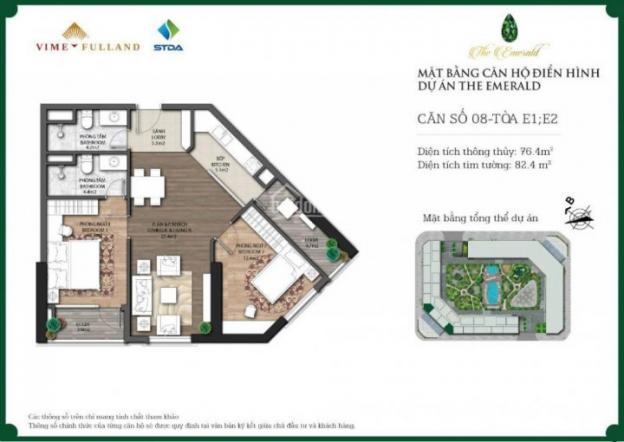 Chính chủ bán chịu lỗ căn hộ 20/30 E1 dự án The Emerald, CT8, Mỹ Đình 1 12558038