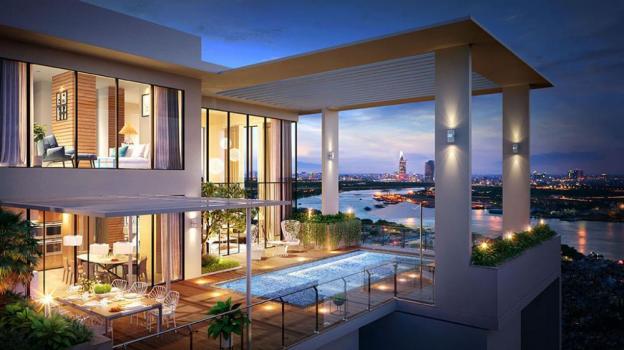 Bán penthouse Đảo Kim Cương Quận 2, có hồ bơi riêng, rộng 382 m2, lầu 28-29, giá 37 tỷ 12567975