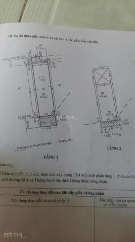 Bán nhà MTNB đường Số 4, P4, Q8, 41,7m2, 5,1 tỷ SHR, gần chợ Phạm Thế Hiển, cầu Chánh Hưng 12527838