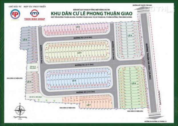 Bán đất nền dự án tại dự án Horizon Homes, Thuận An, Bình Dương, DT 67,5m2. Giá 27,5 tr/m2 12542827