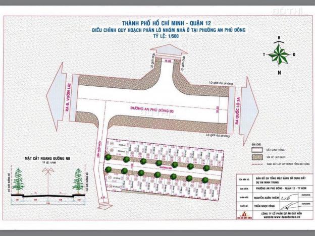 Bán đất nền dự án tại đường An Phú Đông 3, Phường An Phú Đông, Quận 12, Hồ Chí Minh. DT 51m2 12551484