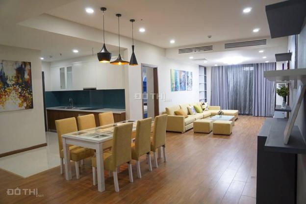 Cho thuê căn hộ Hà Đô Park View Dịch Vọng, 144m2, 3 phòng ngủ, đủ đồ, 15 tr/th, nhà mới view thoáng 12553880