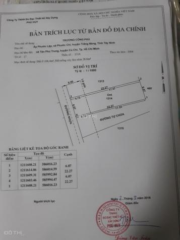 Do kẹt tiền cần sang nhượng lô đất xã Tân Phú Trung, Củ Chi, giá tốt, sổ hồng riêng 12554594