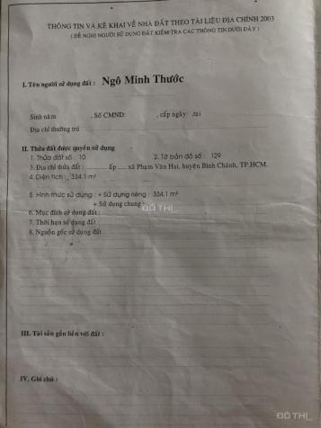 Chính chủ bán gấp đất mặt tiền (nhà cấp 4 đang sử dụng) Tỉnh Lộ 10, giá tốt bao sang tên, lên sổ 12558684