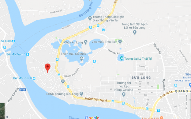 3.55 tỷ đất biệt thự, hướng Tây Bắc, Bửu Long, cơ sở 5 Lạc Hồng 12621928