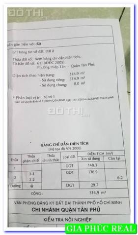 Nhà MT Phan Anh, gần ngã tư Bốn Xã, 6.7x46m, giá 22.5 tỷ ~ 71 tr/m2 12574650