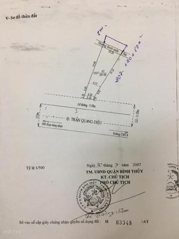 Bán kho mặt tiền đường Trần Quang Diệu, kho cấp 4, DT 256m2, giá 7.5 tỷ 12579096