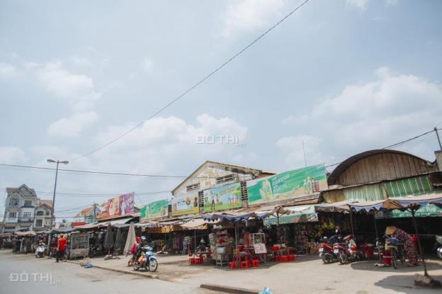 Bán đất trung tâm thị trấn Đức Hòa, mặt tiền kinh doanh chợ. Giá 1,25 tỷ, SĐ 98 m2  12583648