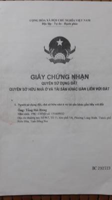 Chính chủ cần bán 2 lô đất đường Phan Đăng Lưu, Long Bình, Biên Hòa, Đồng Nai 12619762