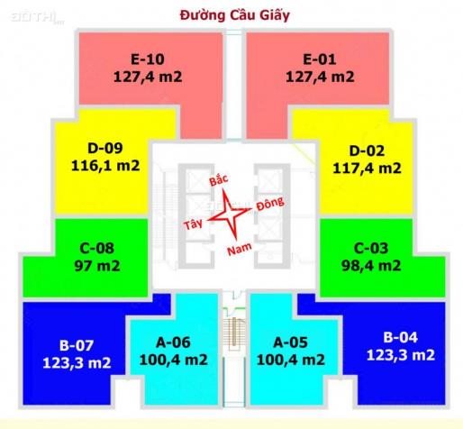 Bán gấp căn số 09, FLC Twin Towers, 265 Cầu Giấy, 116.1m2, 34 tr/m2. LH 0912262101 12594369