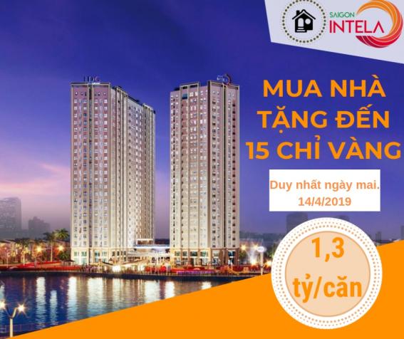 Chính chủ cần bán căn hộ rẻ nhất Sài Gòn, Sài Gòn Intela, 1.3 tỷ bao thuế phí 12619354