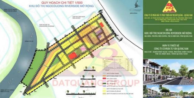 Bán đất mặt tiền dự án Ngọc Dương Riverside, Điện Bàn, Quảng Nam giá 27 triệu/m2 12624401